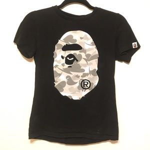 Bape Monotone Grey Camo Shirt